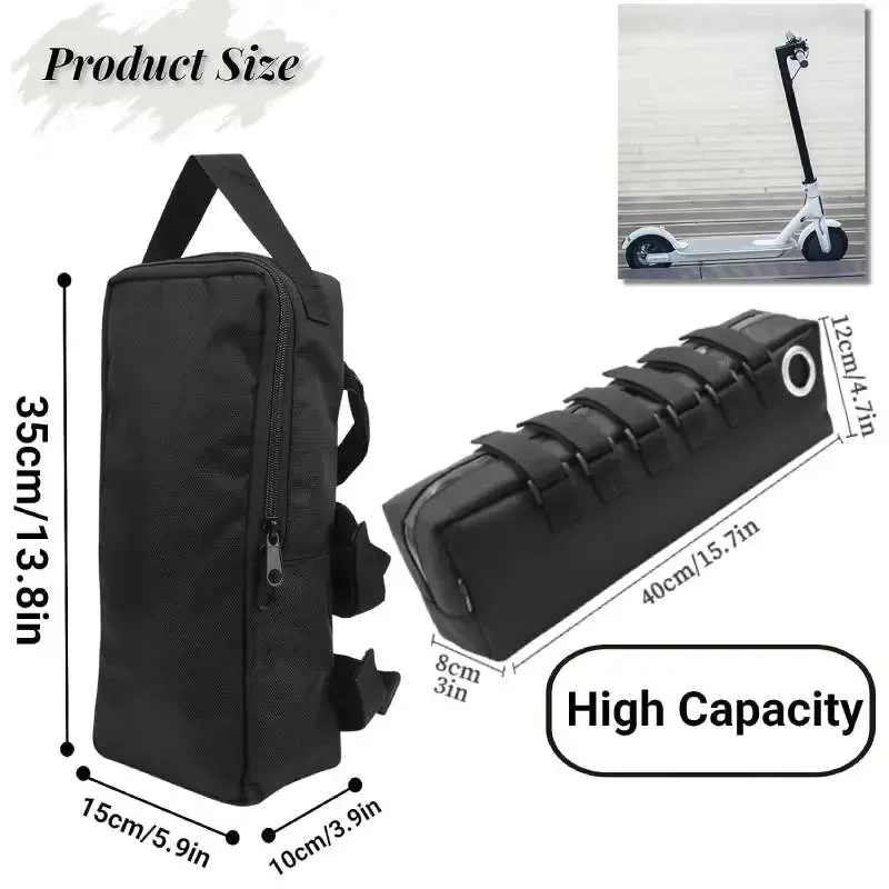 Electric Scooter Battery Hanging Bag, Scooter Storage Battery Bag, Front Handlebar Bag for Electric Scooter