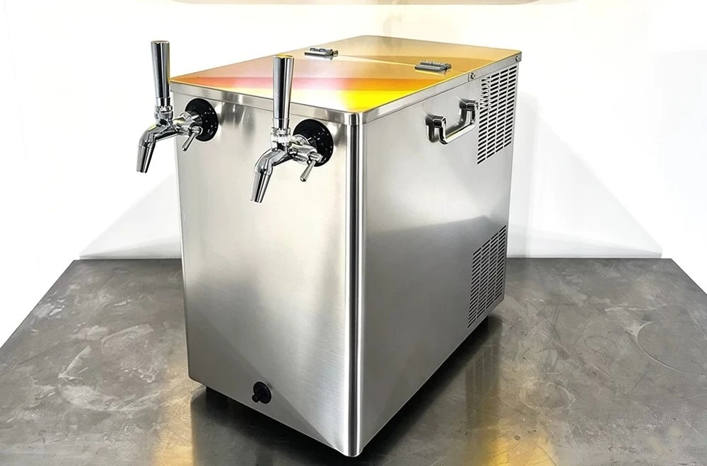 KL20671 Stainless Steel Countertop Chiller, Dual Use Soda Water Draft Beer Dispenser Commercial Bar Cold Drink Machine
