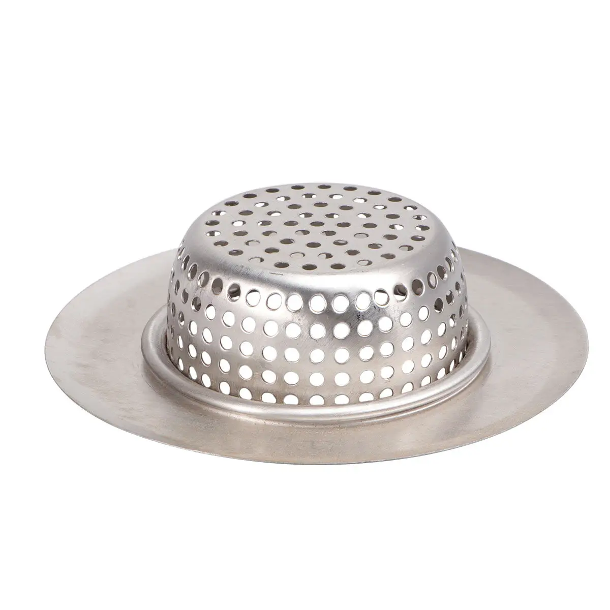 Stainless Steel Kitchen Sink Strainer Drain Filter Basket – Anti-Blocking Hair Catcher for Bathroom Floor Waste Mesh