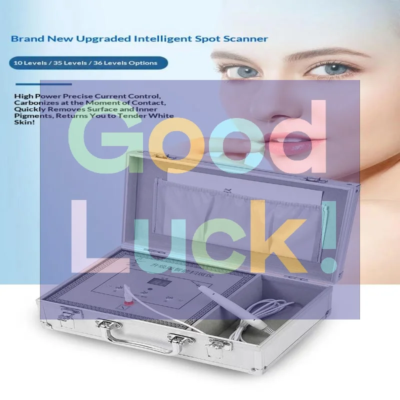 1 Set Remove Dark Mole Face Cleaner Skincare Tool 220V Electronic Spot Scanner Dead Skin Removal Beauty Device Blackhead Remover