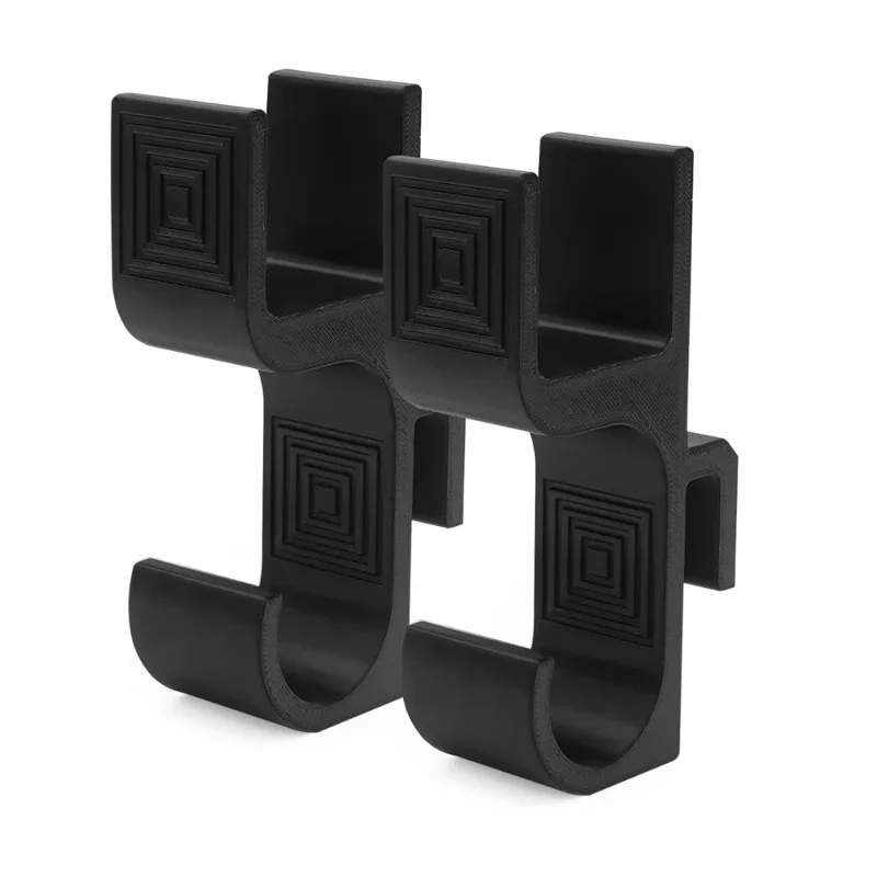 1 Pair Black ABS Rear Storage Rack Umbrella Holder Hook Bracket Fit For Jaecoo 7 Car Rear Seat Organizer Hanger