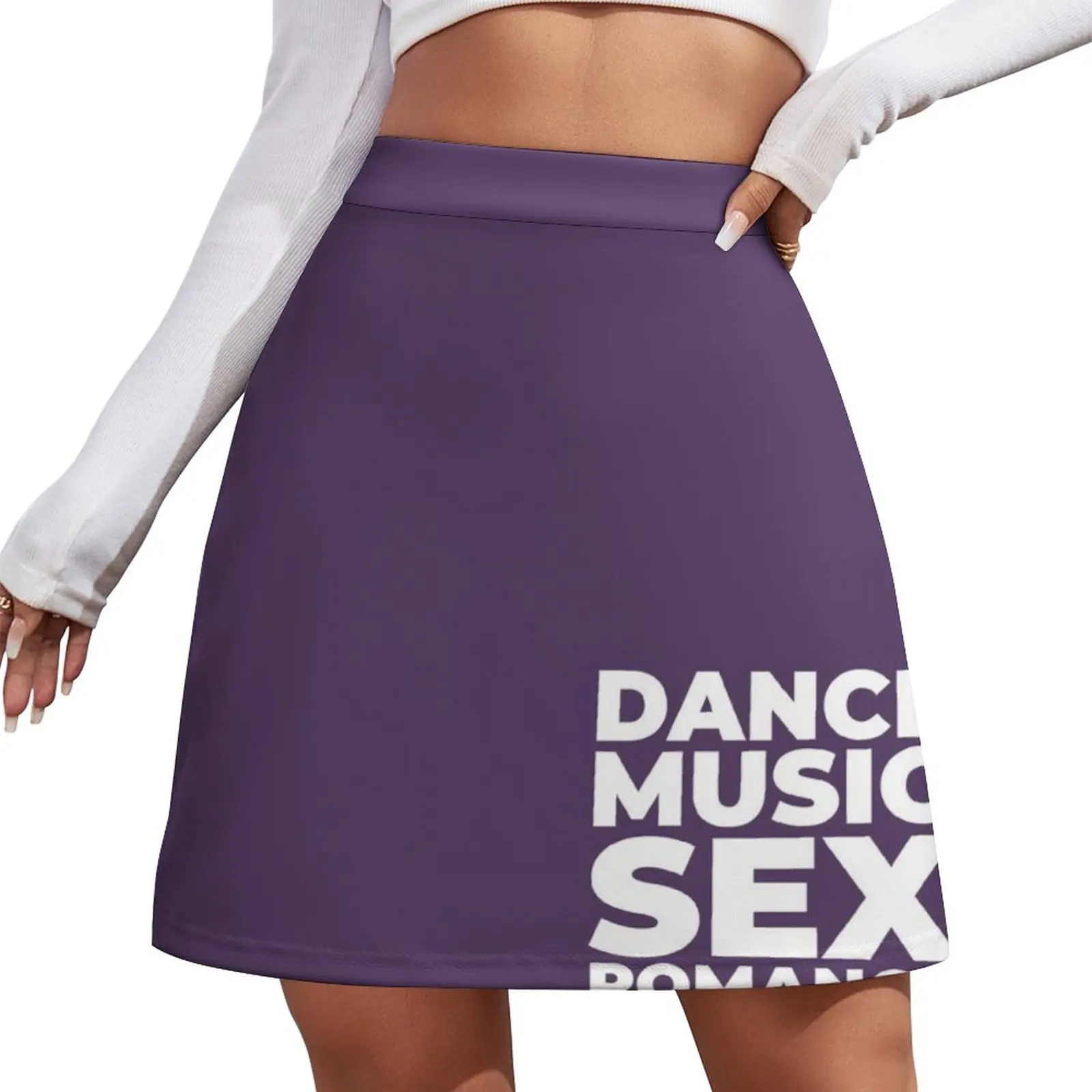 Dance, Music, Sex, Romance Mini Skirt Short women′s skirts Woman skirt Mini Skirt