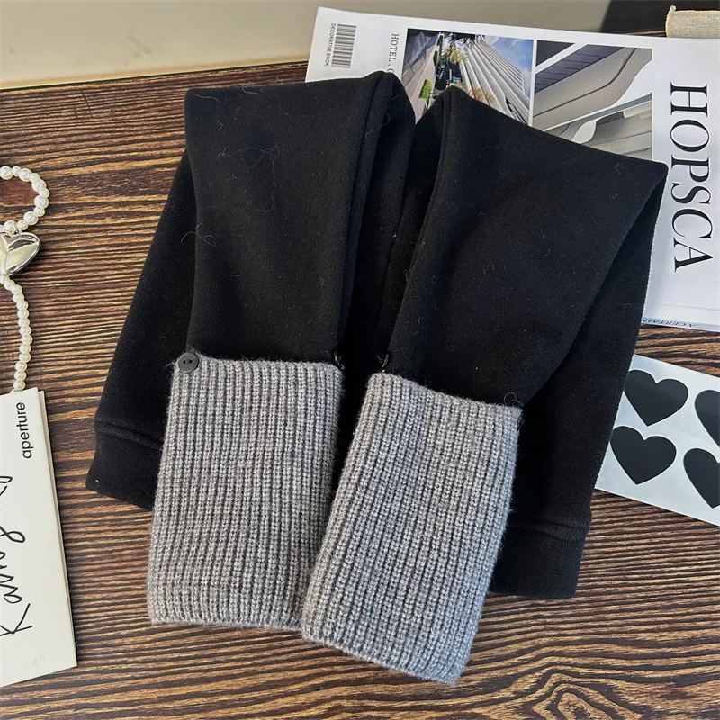 

Toddler Kids Girl Clothes 1-8Y Baby Girls Cotton Stacked Sock Leggings Button Accent Warm Casual Daily Winter Clothes for Kids