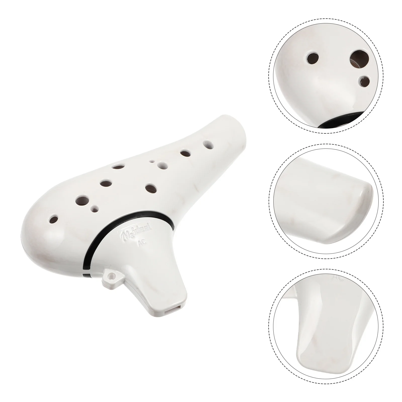 

1Pcs Ceramic Ocarina in C Key Alto 12-Hole Portable Wind Instrument for Beginner Students Kids Music Making Gift