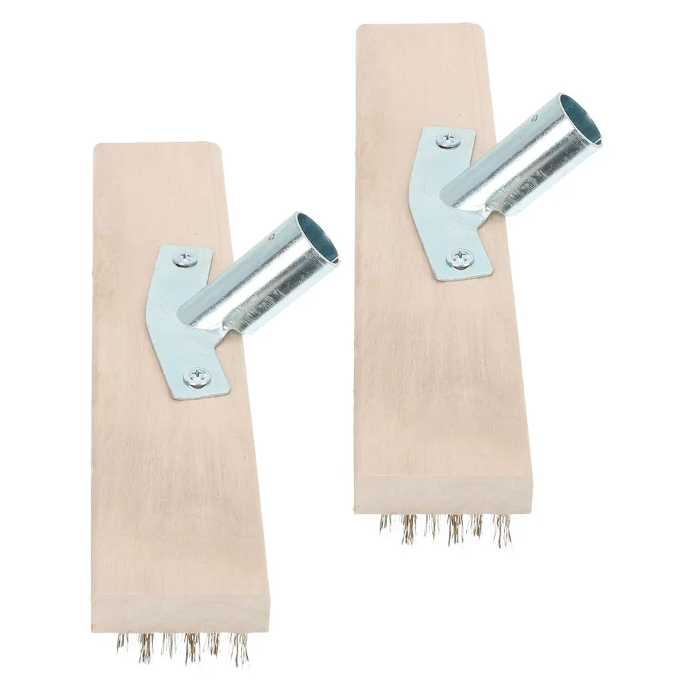 

2Pcs Rust Removal Cleaning Brush 30cm Copper Wire Bristles Moss Remover Tool Metal Surface Brick Paver Cleaner