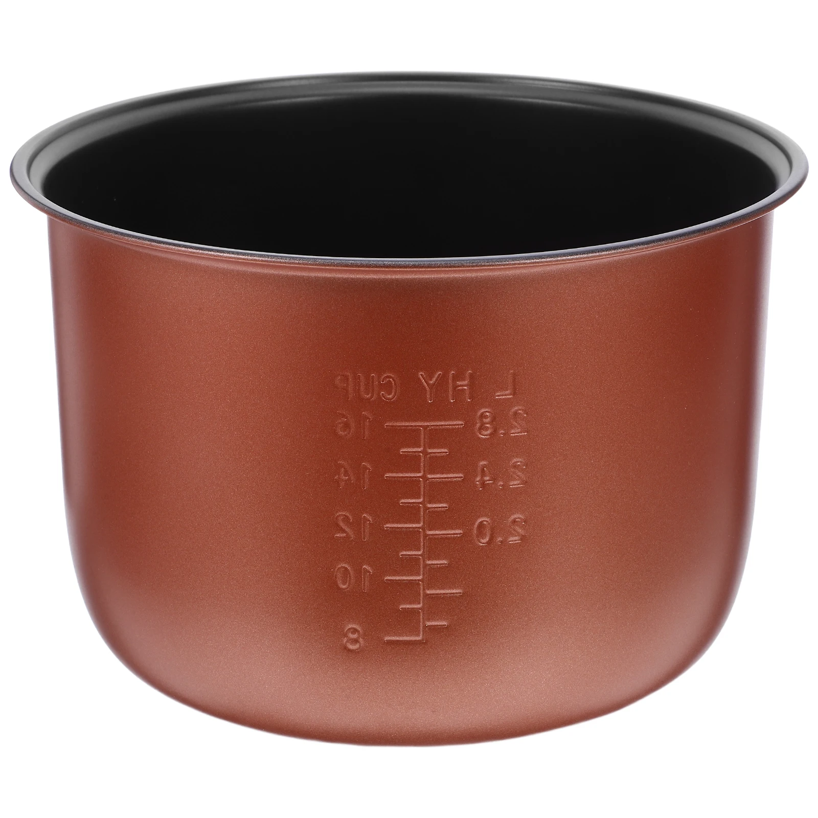 8L غير عصا جهاز طهي الأرز وعاء داخلي سبائك الألومنيوم وعاء الطبخ غسالة صحون-آمنة إدراج استبدال قطع غيار جهاز طبخ الأرز