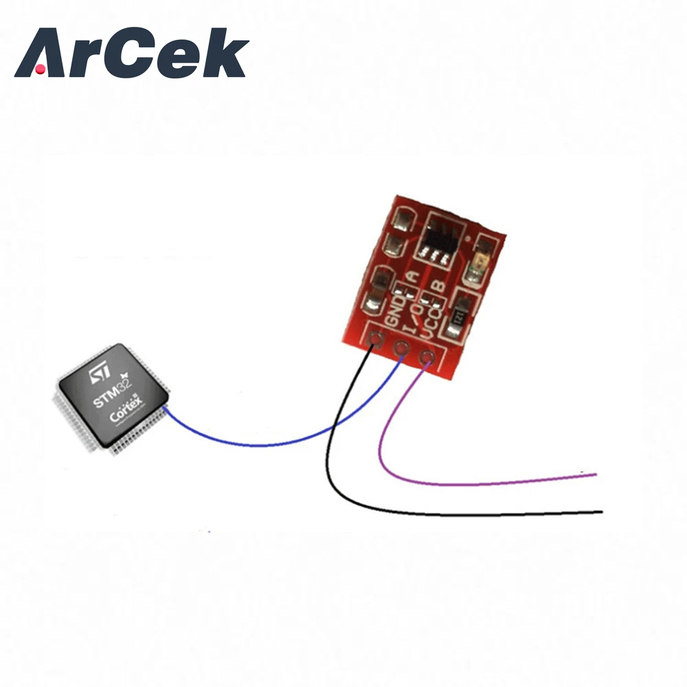 10Pcs TTP223 Touch Key Switch Module Board Touching Button Self-Locking No-Locking Capacitive Switches Reconstruction