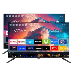 Nowy telewizor bezramowy Smart Inch Slim Telewizor LED 4K cali z bardzo dużym ekranem Płaski/zakrzywiony telewizor LED Smart TV