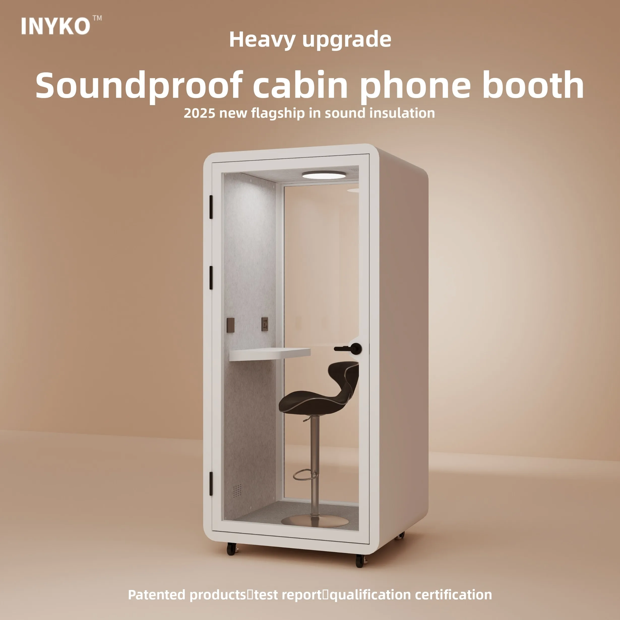 CX soundproof silentphone booths, soundproof piano rooms, live streaming rooms, movable and detachable