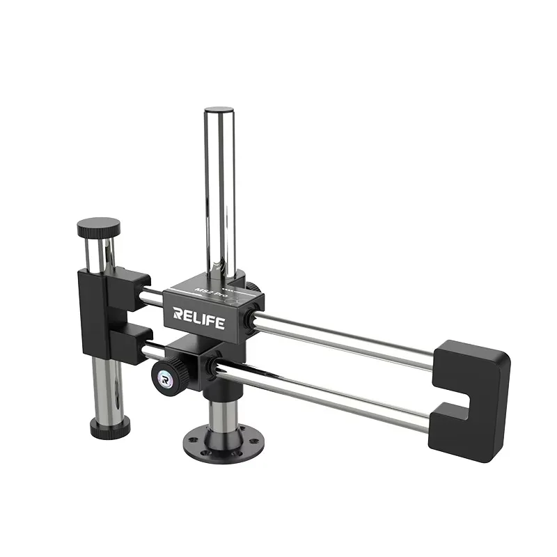 

MS2 Pro Dual-Bearing Dual-Rod Microscope Stand Freely Adjust Rotation with Most Microscope Kits on the Market
