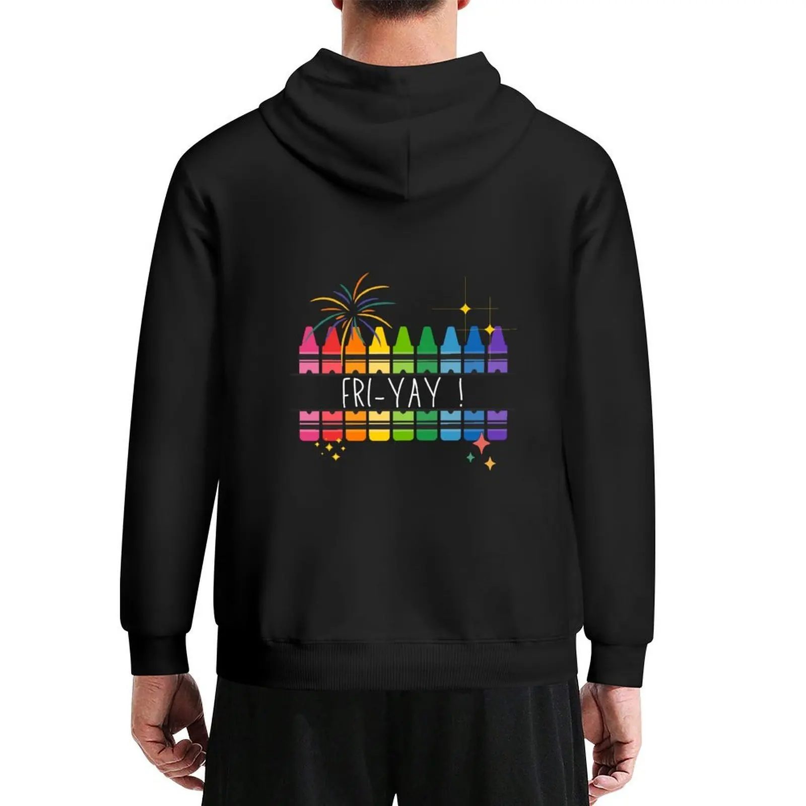 

I Love Fri-Yay Friday Hoodie japanese style men's sweat-shirt set mens designer clothes male clothes men's oversize hoodie