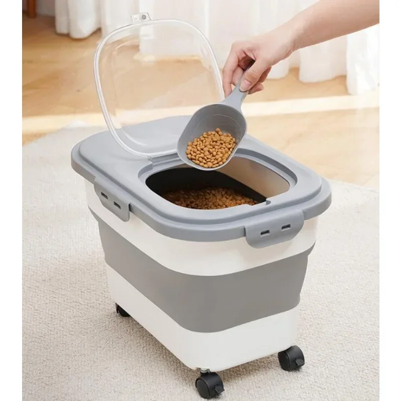 Boîte de Rangement de Riz Pliable, Usage Domestique, Humidité et Insecte Vert, Mars et Mars Divers, E27