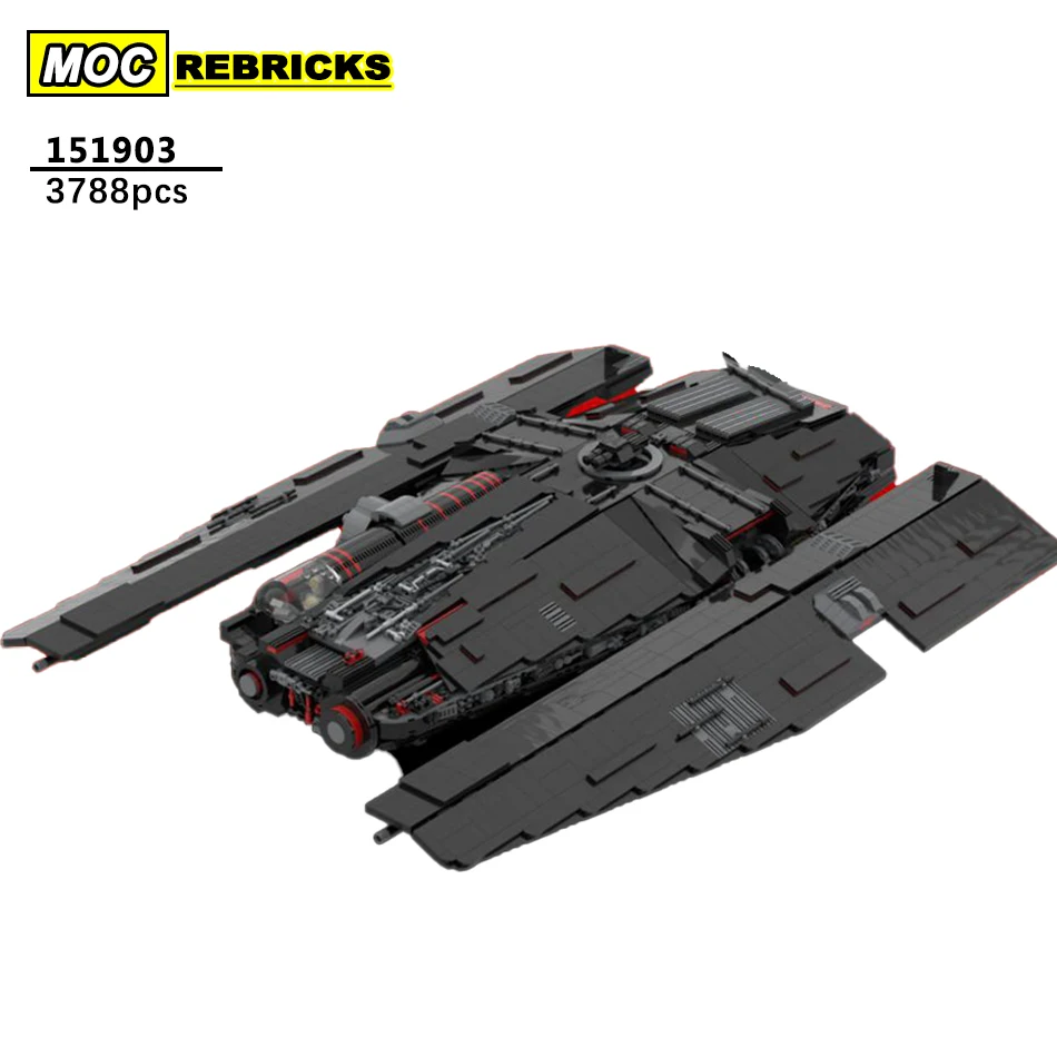 Building Blocks NEW 3788PCS Famous Space Movie MOC Fondored Haulcraft Spaceship Model Creative Ideas ChildrenToy Birthday Gift