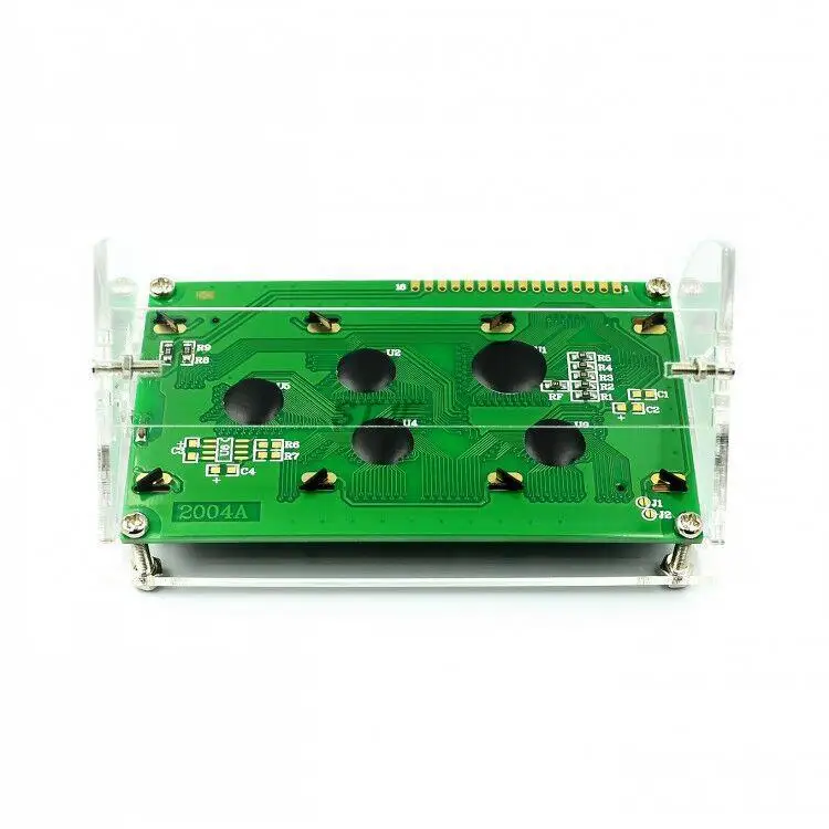 Transparant Acryl Shell Voor Lcd2004 Lcd-Scherm Met Schroef/Moer Lcd2004 Shell Case Houder (Geen Met 2004 Lcd)