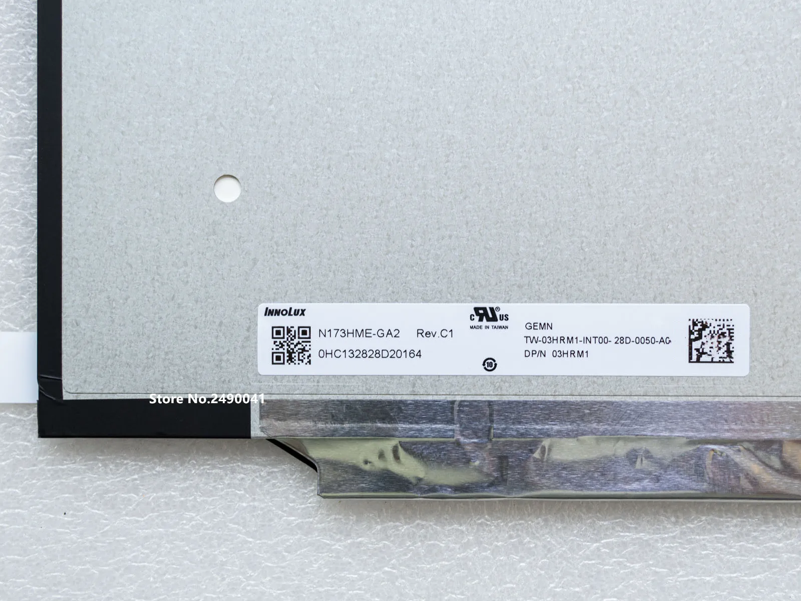Imagem -03 - Original N173hme-ga2 480hz para Dell Alienware X17 r2 17.3 Portátil Tela Lcd 1920x1080 Painel de Exibição 40 Pinos Edp dp n 03hrm1 Novo