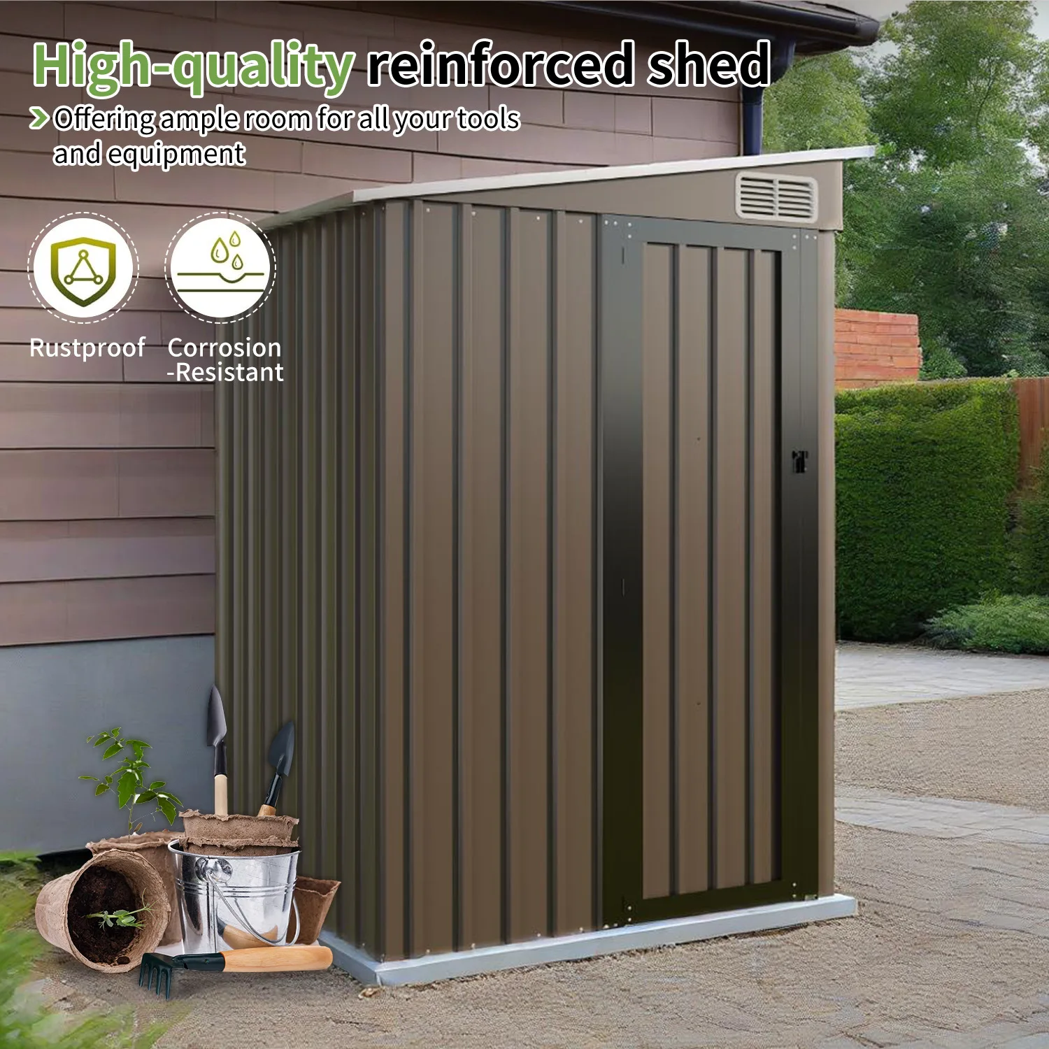 Outdoor Tool Room Courtyard Outdoor Garden Simple Yard Utility Room Storage Room Mobile Activity Tin Utility House