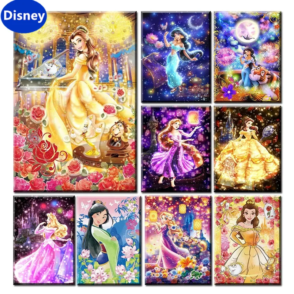 1000 Piece Puzzle Disney Princess Character Cartoon Portrait Fun Children's Games Holiday Gift