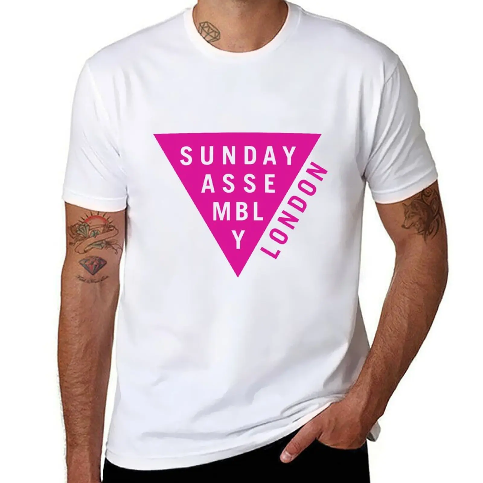 

Pink Logo T-Shirt t shirt custom print funny t shirts man T-Shirt