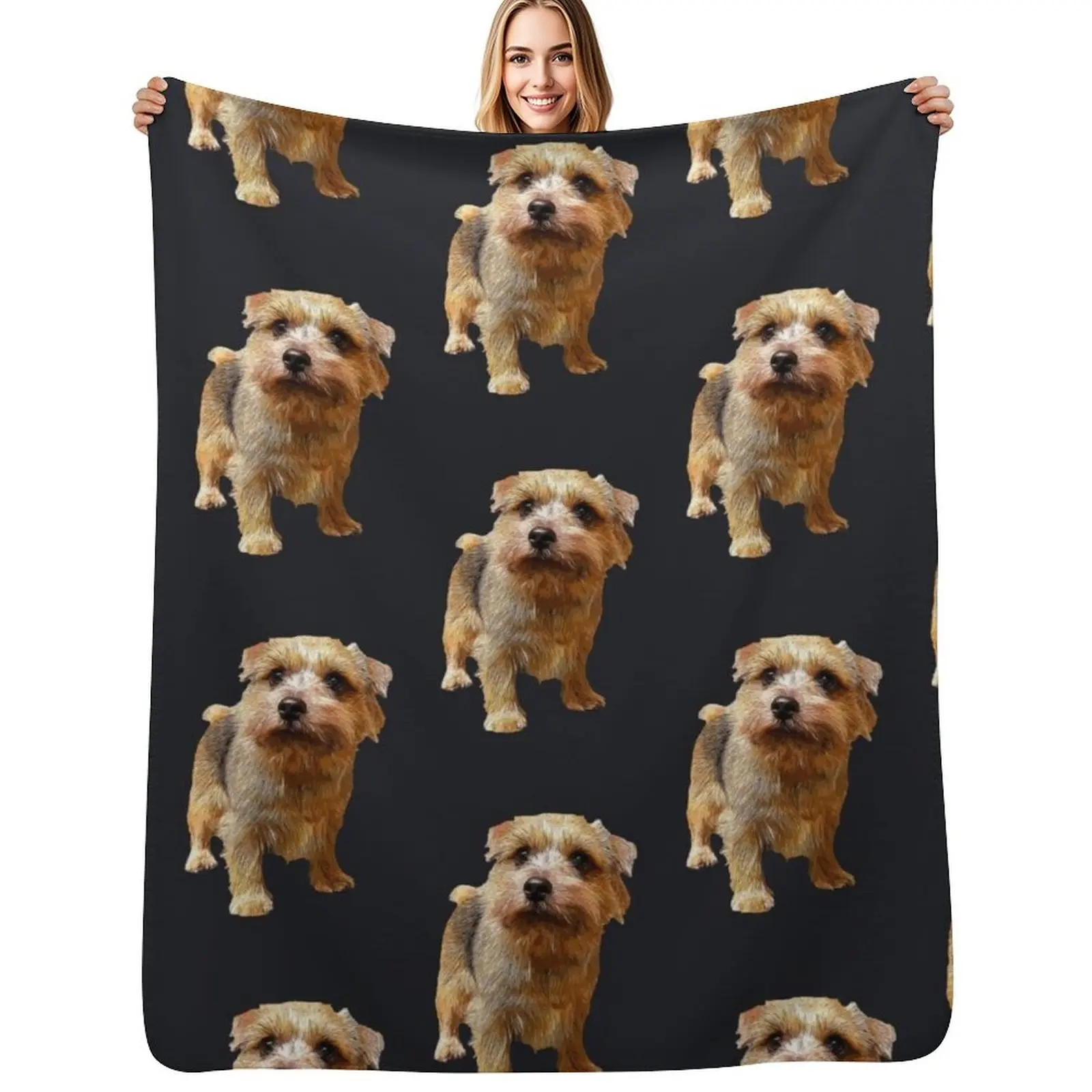 

Norfolk Terrier Throw Blanket christmas decoration Loose anime Kid'S Blankets