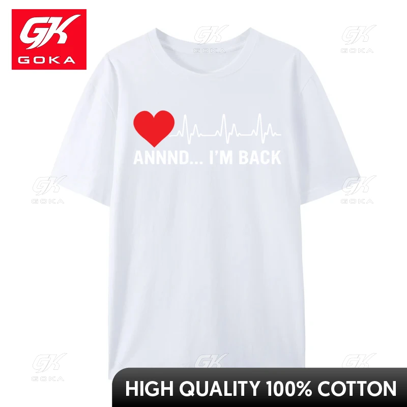 Coronary Bypass Artery Open Heart Diseases Surgery Heartbeat Youth Company Geek Tops Shirt Autumn T Shirt Normal Tops & Tees