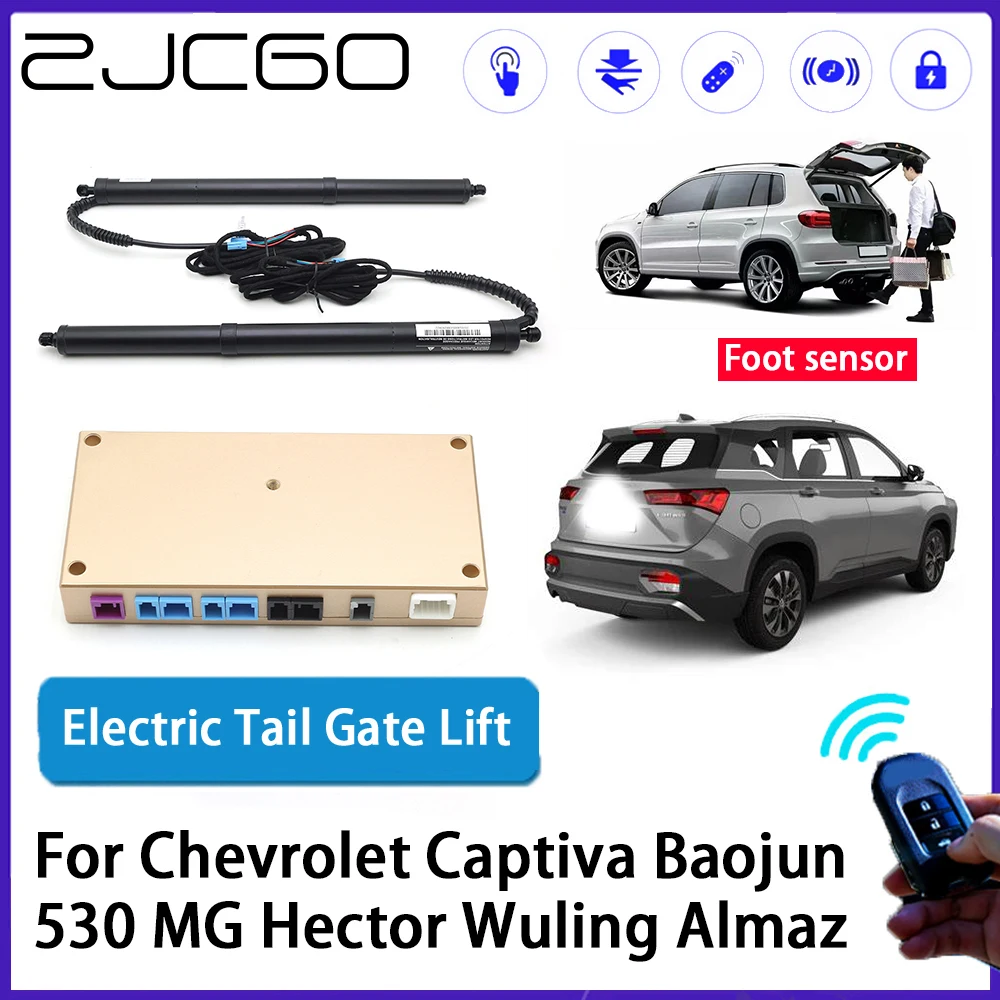 

ZJCGO Auto Trunk intelligent Electric Tail Gate Lift Automatic Tailgate for Chevrolet Captiva Baojun 530 MG Hector Wuling Almaz