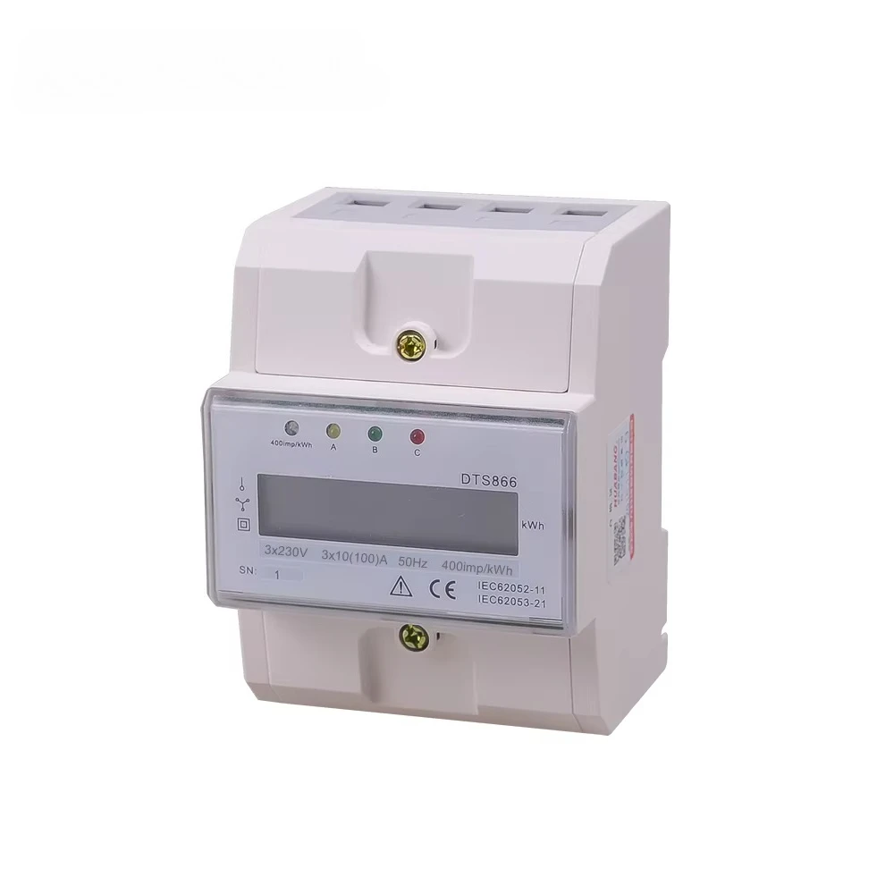 

Электросчетчик DDM100TC 4P HUABANG, трехфазный четырехпроводной, для установки на DIN-рейку