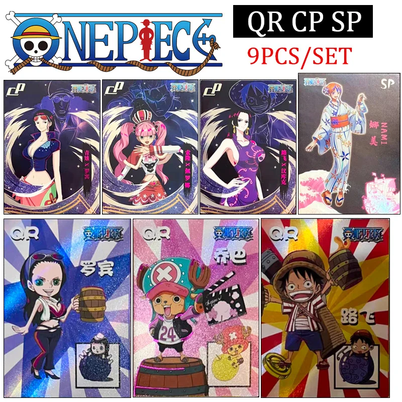 

One Piece QR UR CP SP Nicole Robin Luffy Zoro Sanji Nami Usopp Brooke Chopper Refracted glitter collectible cards holiday gifts