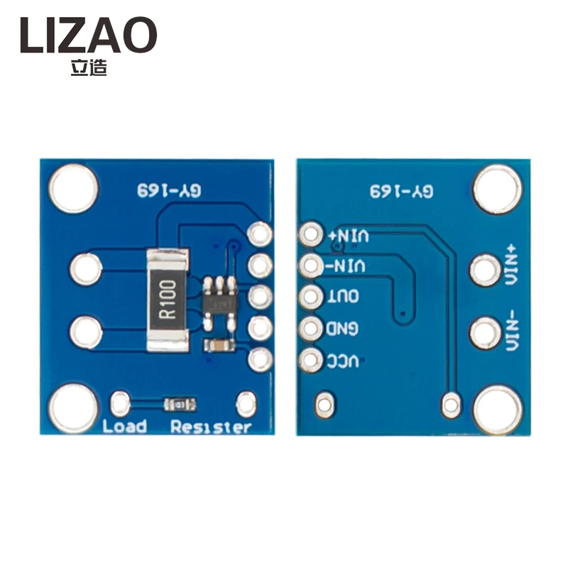 GY-169 INA169 High-Resolution Analog Current Sensor Module, Current Converter for Arduino Power Monitoring Projects