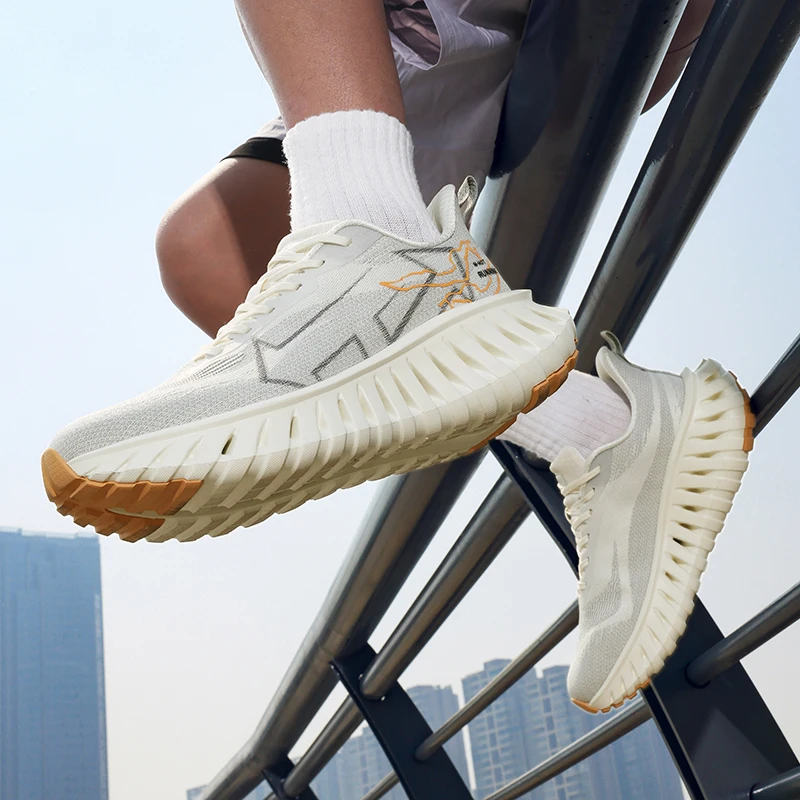 

Men Running Shoes Trainer Outdoor Non-Slip Couple Cushioning Jogging Luxury shoes Breathable Sneakers Race Mesh Off-road Shoes