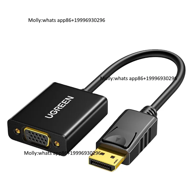 UGREEN Model 10113251769143 DP to VGA Converter for High-Definition Computer Graphics Card and Monitor Connection