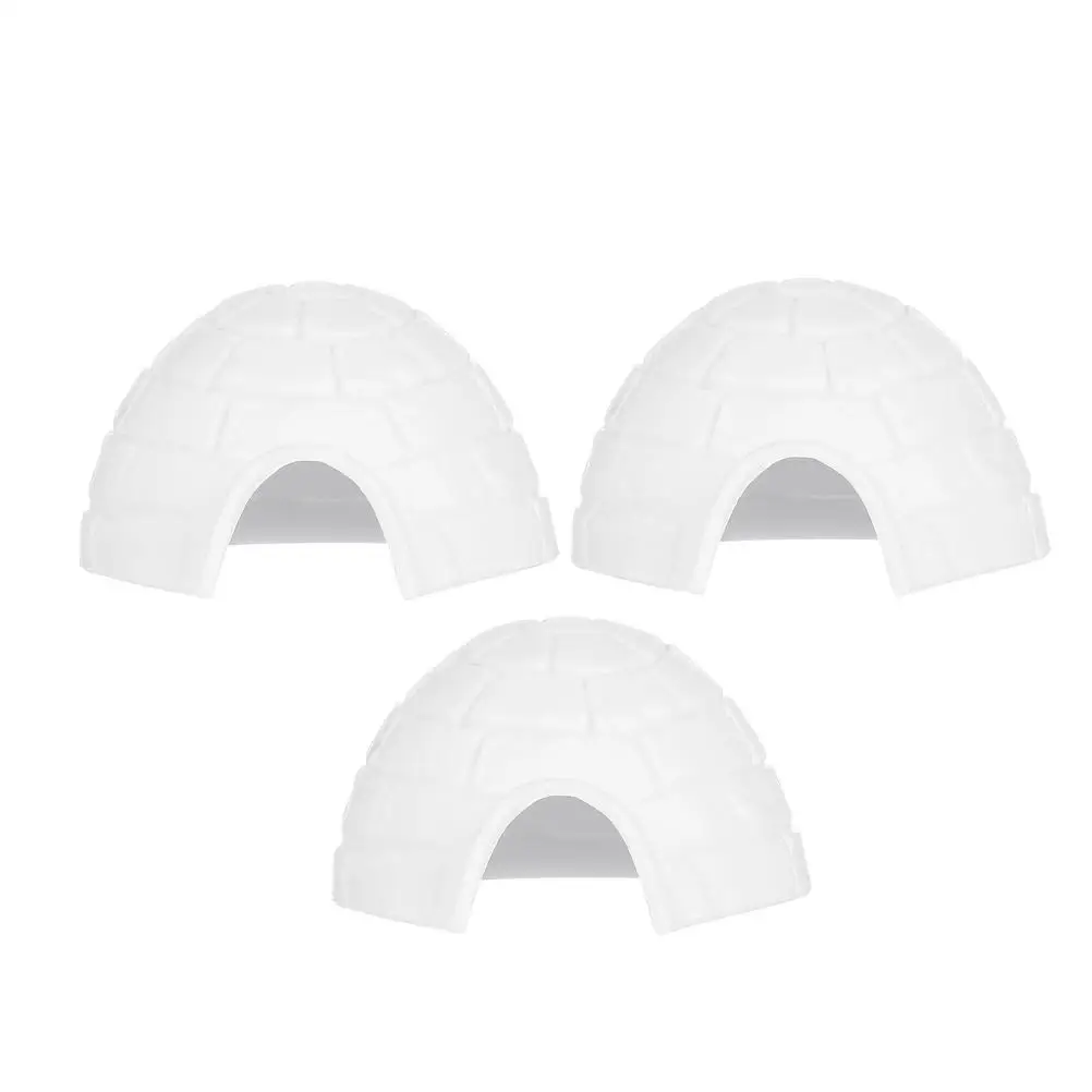 

3 Pcs Igloo Model Toy for Dolls Miniature Figurines Miniatures Number Baby