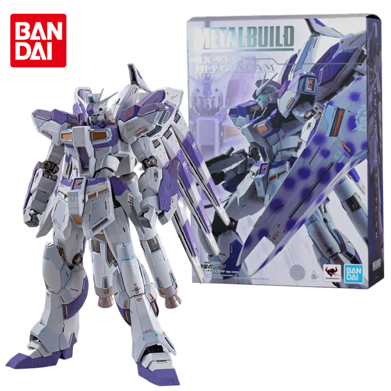 

Bandai Original Gundam METAL BUILD RX-93-v2 Hi-v Model Figures Toys For Boys Girls Kids Gift Collectible Model Ornaments