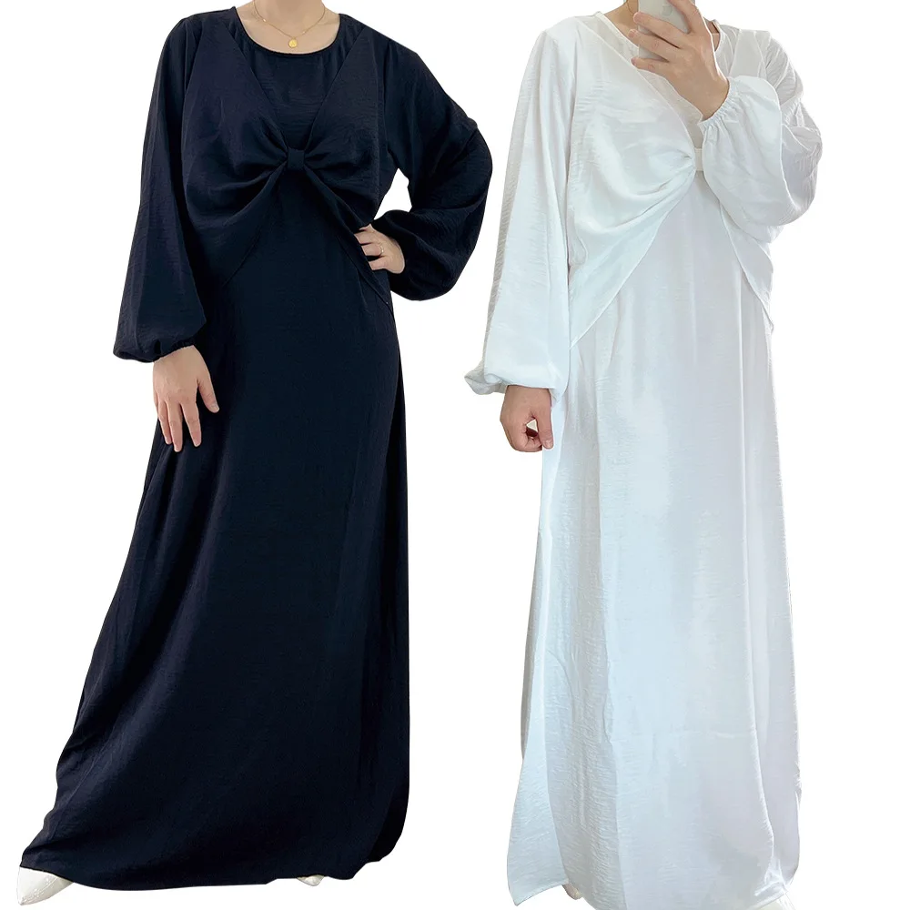 

Fashion Muslim Kimono Abaya Cardigan Abaya Ramadan Dress Dubai Turkey Eid Dress Islamic Loose Comfortable Abaya