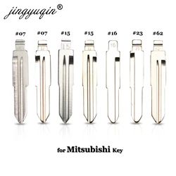 jingyuqin 15X #07 #15 #16 #23 #62 KD /Original Flip Remote Key Blank for Mitsubishi ASX GRANDIS Outlander LANCER-EX MIT11R Blade