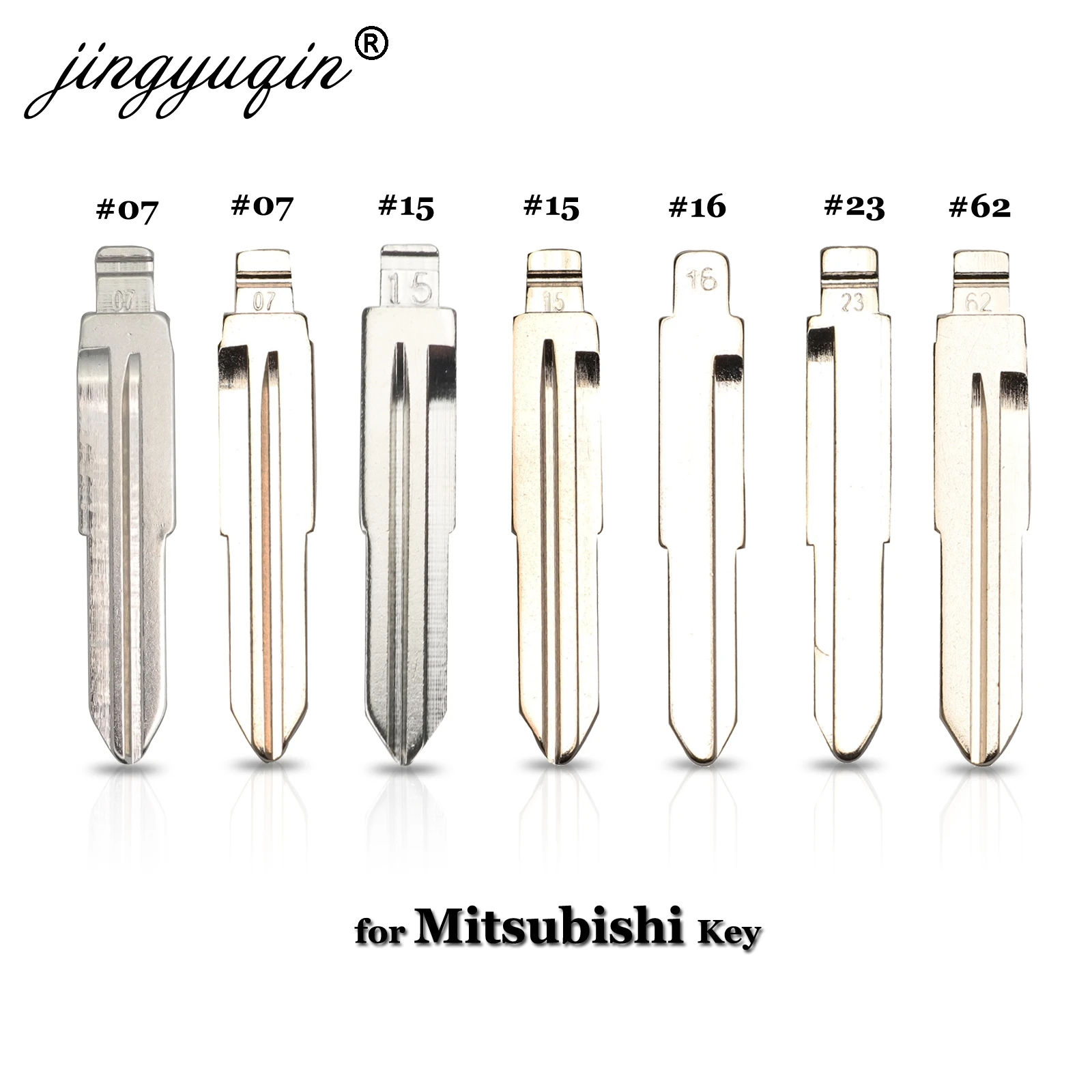 Jingyuqin MIT11 R #07 #15 #16 #23 #62 KD / Original Flip Remote Key Blade for Mitsubishi ASX GRANDIS Outlander LANCER-EX Uncut