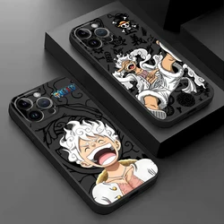 One Pieces Anime Phone Case for Apple iPhone 15 16e 17 Pro XS Max 13 14 Plus XR SE 12 11 Pro plus Matte