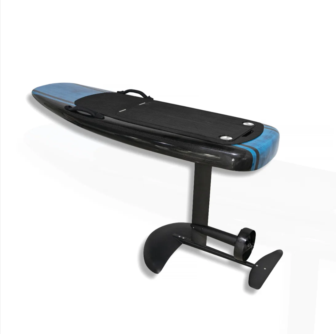 Sup E Foil Electric Hydrofoil Board with Carbon Fiber Motor Frame and Propeller Set for Ocean Waters and Lake Float Use