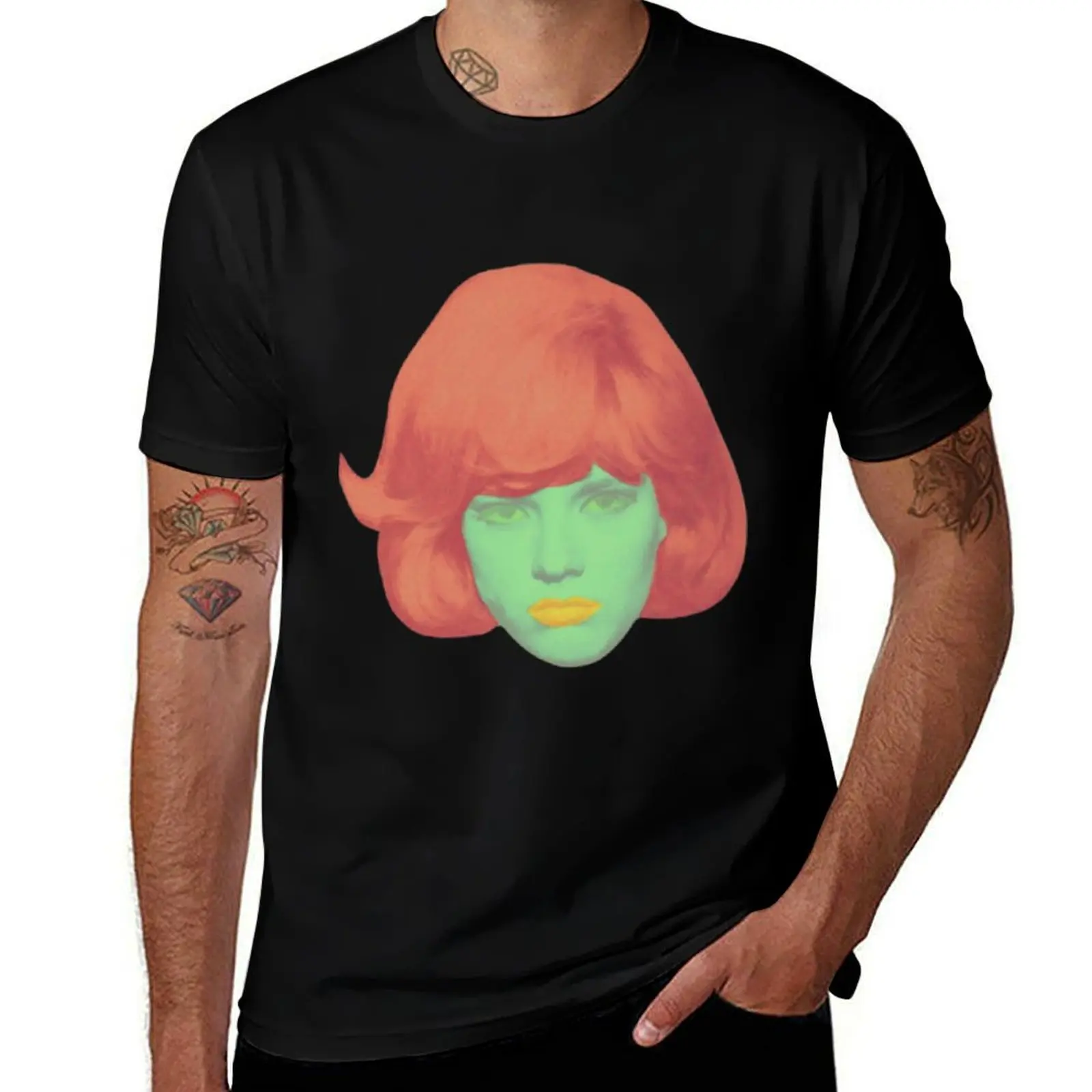 

Sylvie Vartan classique T-Shirt blanks oversizeds hippie clothes men clothings