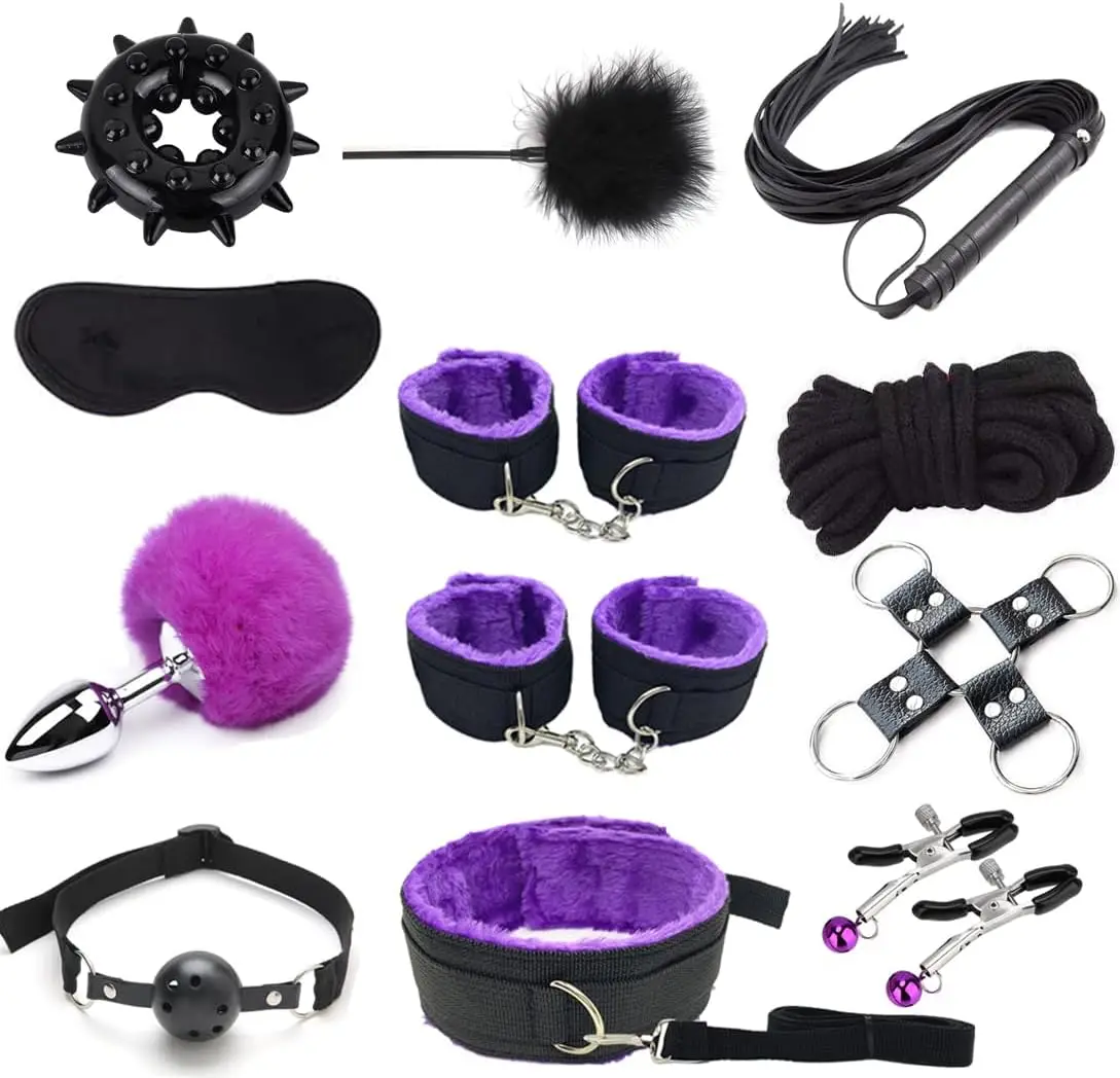 

Bed Restraints Sex Adult Bondaged Kit for Couples King Bed Straps for Bedroom Play Hand Cuffs for Couples Sex Tie Down Legs