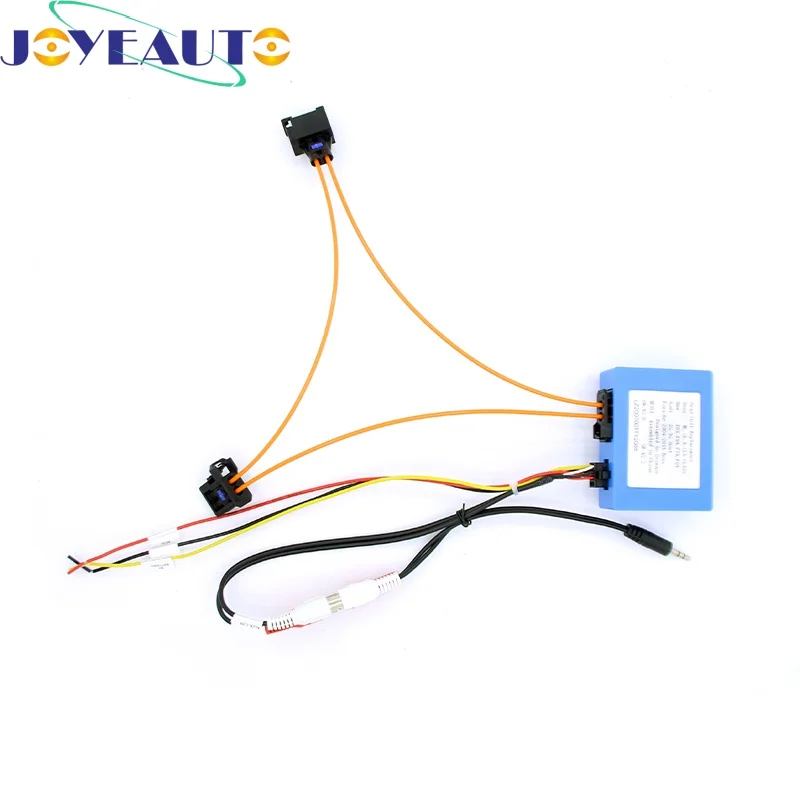 Joyeauto AUX car fiber optic decoder box amplifier adapter fiber optic box cable accessories for audi-6 models