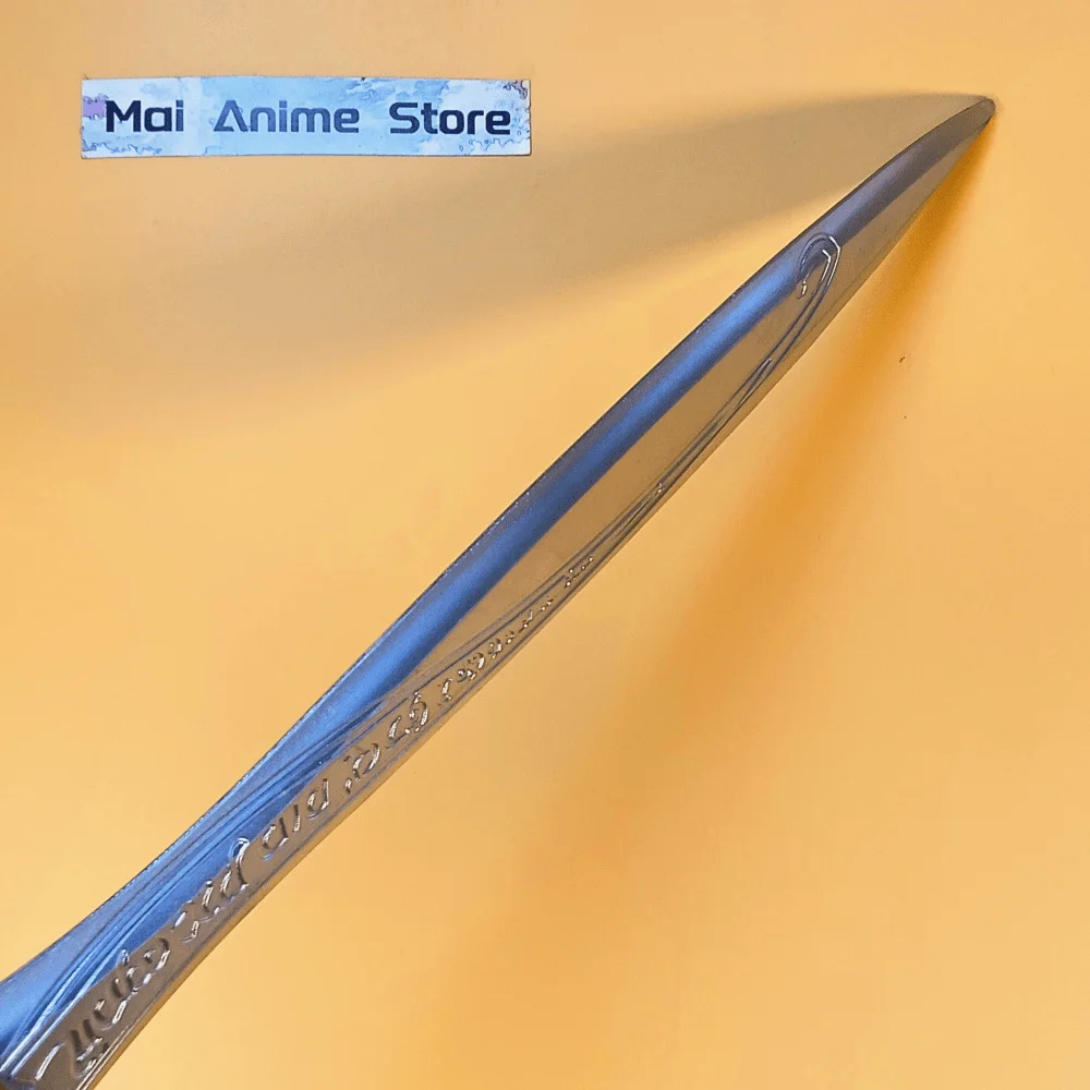 27.5인치 링 카타나 진짜 ABS 카타나 오리지널 사무라이 검 애니메이션 코스프레 소품 닌자 나이프 블레이드 중세 검 무딘 장난감 선물