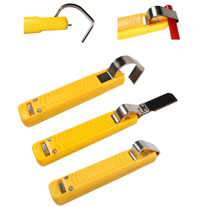 Cable Stripping Wires And Removing Insulation Layer Strip Skinning Knife Stripper Wire coax Mini Tool Peel For PVC LY25-1