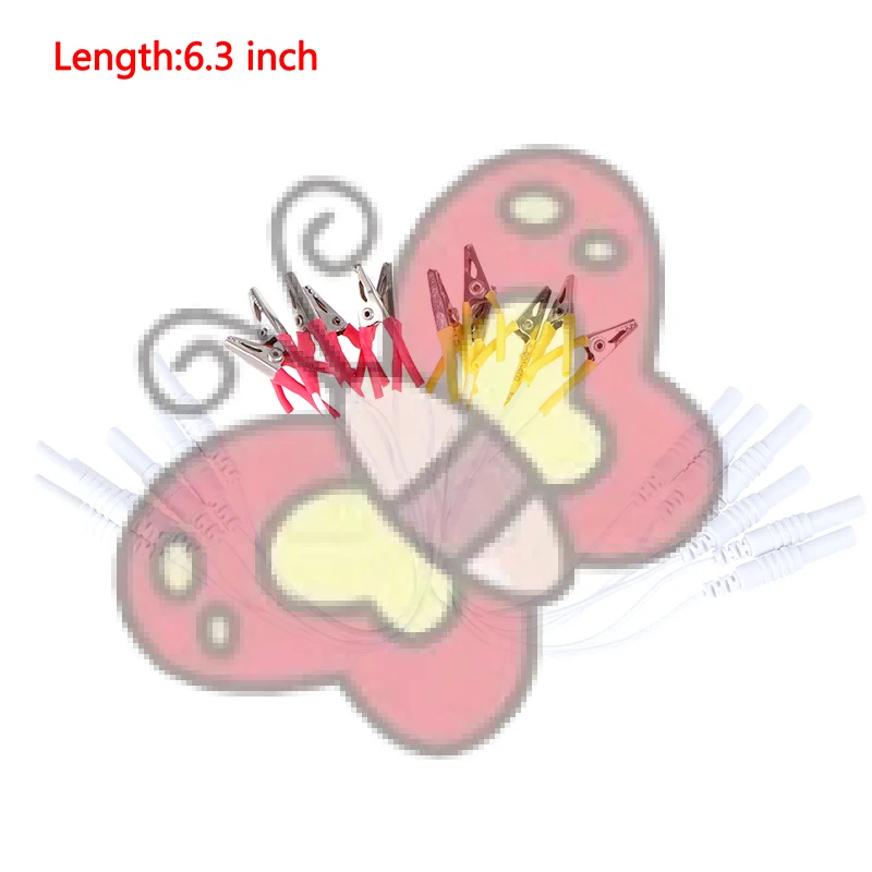 

Электронный инструмент для лечения акупунктуры, 12 шт./компл., кабель с зажимом типа «крокодил» для здравоохранения