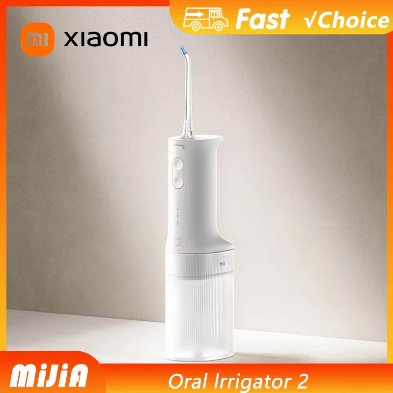 XIAOMI MIJIA Portable Oral Irrigator MEO705 Dental Teeth Whitening Flosser Bucal Tooth Cleaner Waterpulse Water Thread for Teeth