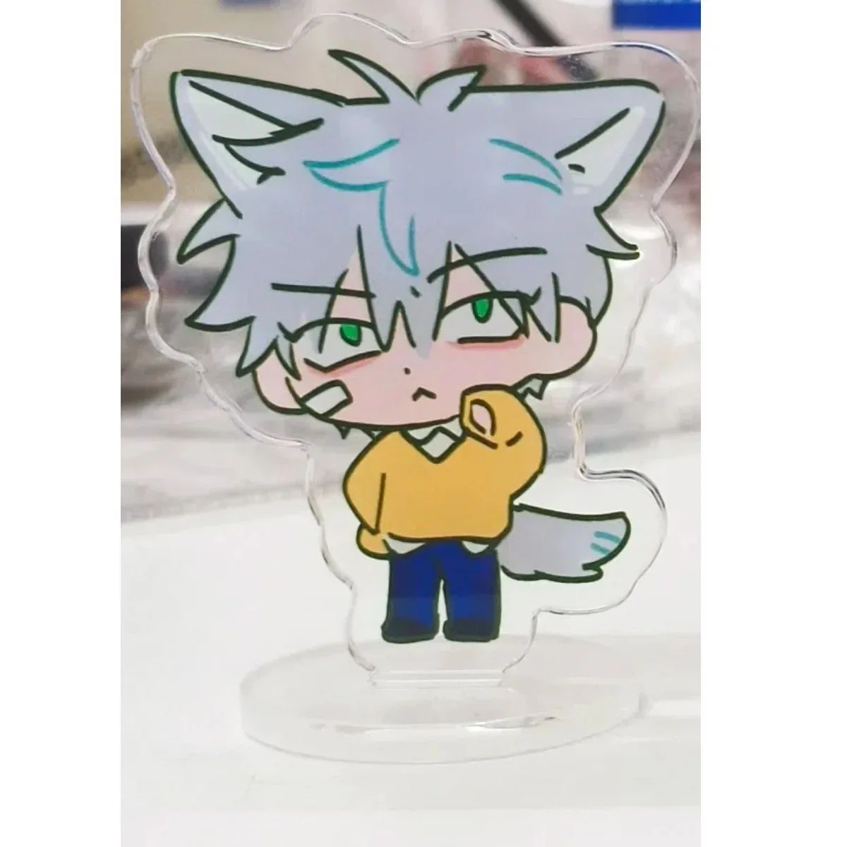 علامة أنيمي الطرفية محلية الصنع لمرحلة الغريبة من الأكريليك الصغيرة الدائمة لتزيين سطح المكتب عالي الجمالي