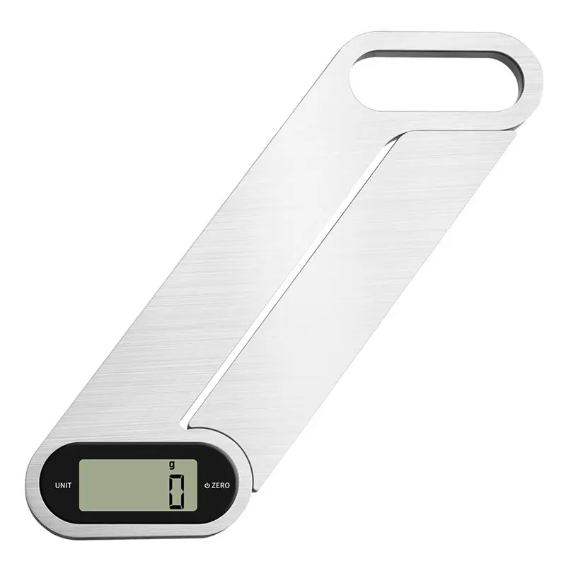 ABUG-Folding Scale Digital Kitchen Scale Highly Accurate Compact Small Scale With LCD Display, Portable Travel Scale