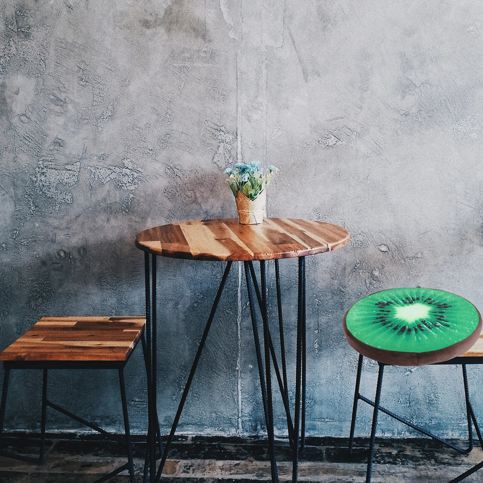 

3D Kiwi Cushion Pillow Seat Sofa Chair Pad Home Office Decor Washable Detachable Cover Fruit Design Floor Mat