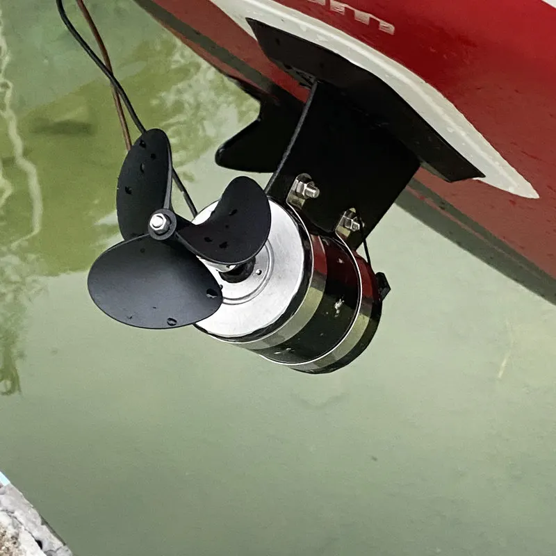 12-24V Slurry Plate Underwater Propeller Brushed Motor Inflatable Boat Rescue Kayak Paddle Board Propulsion Modification Kit