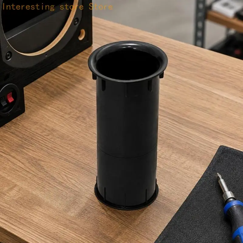Cylindrical Speaker Inverter Tube with Flared Opening for Enclosure Work 55KC