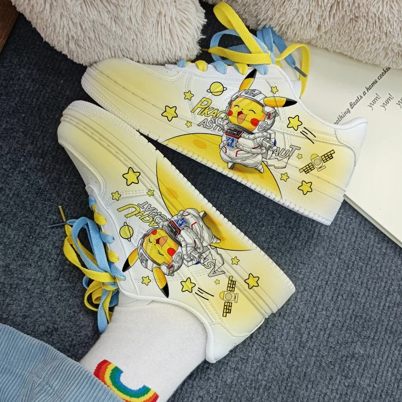 Original cartoon Pokémon princess cute Casual shoes non-slip soft bottom sports shoes  girlfriend gift